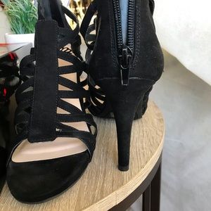 Fergalicious black heels size 8 1/2